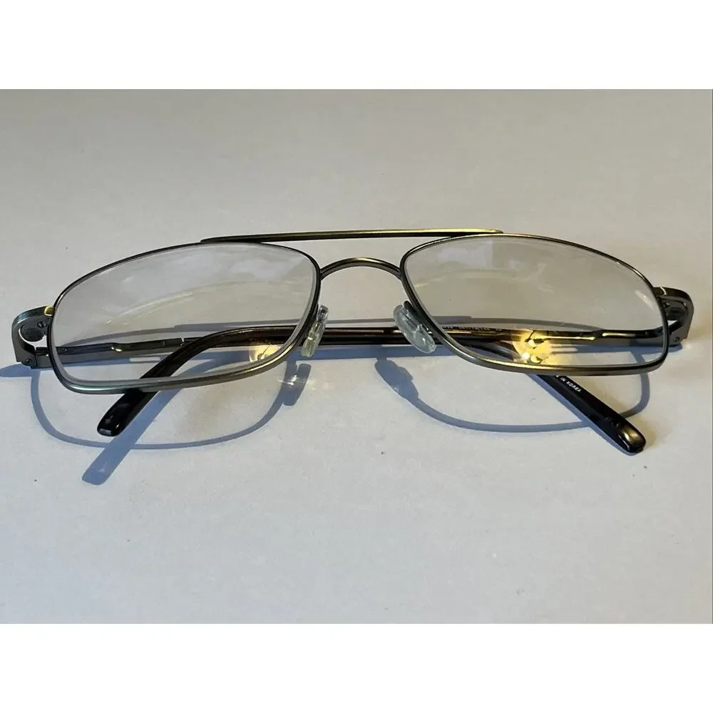 Easyclip Eyeglasses Gray Titanium Superfit Q 4038 56-18-145 20 Frames Only